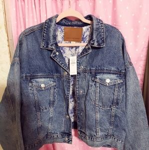 Blue jean jacket NWT